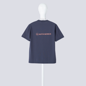 AFFXWRKS T-SHIRTS WASHED NAVY