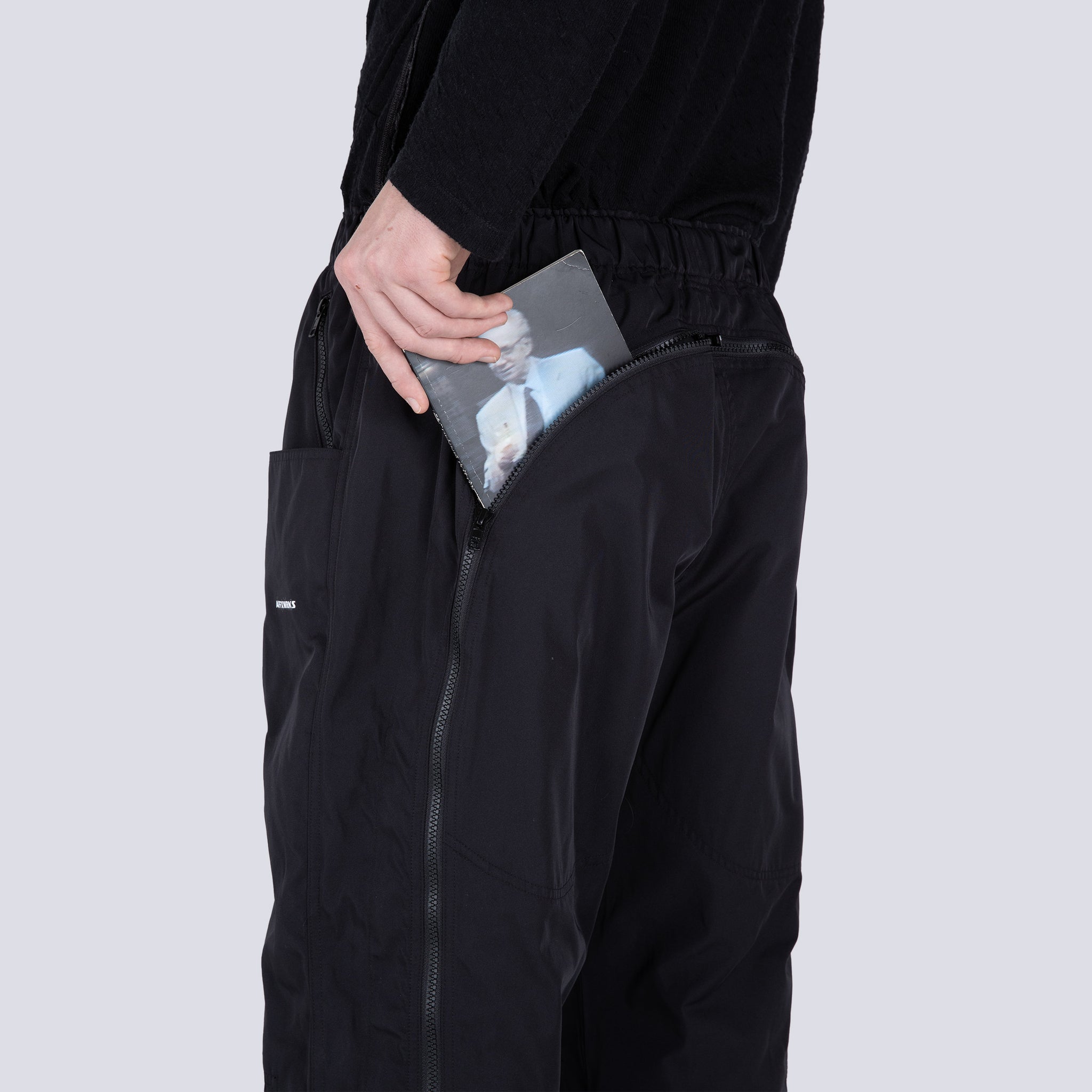 BELTED C.S PANT BLACK