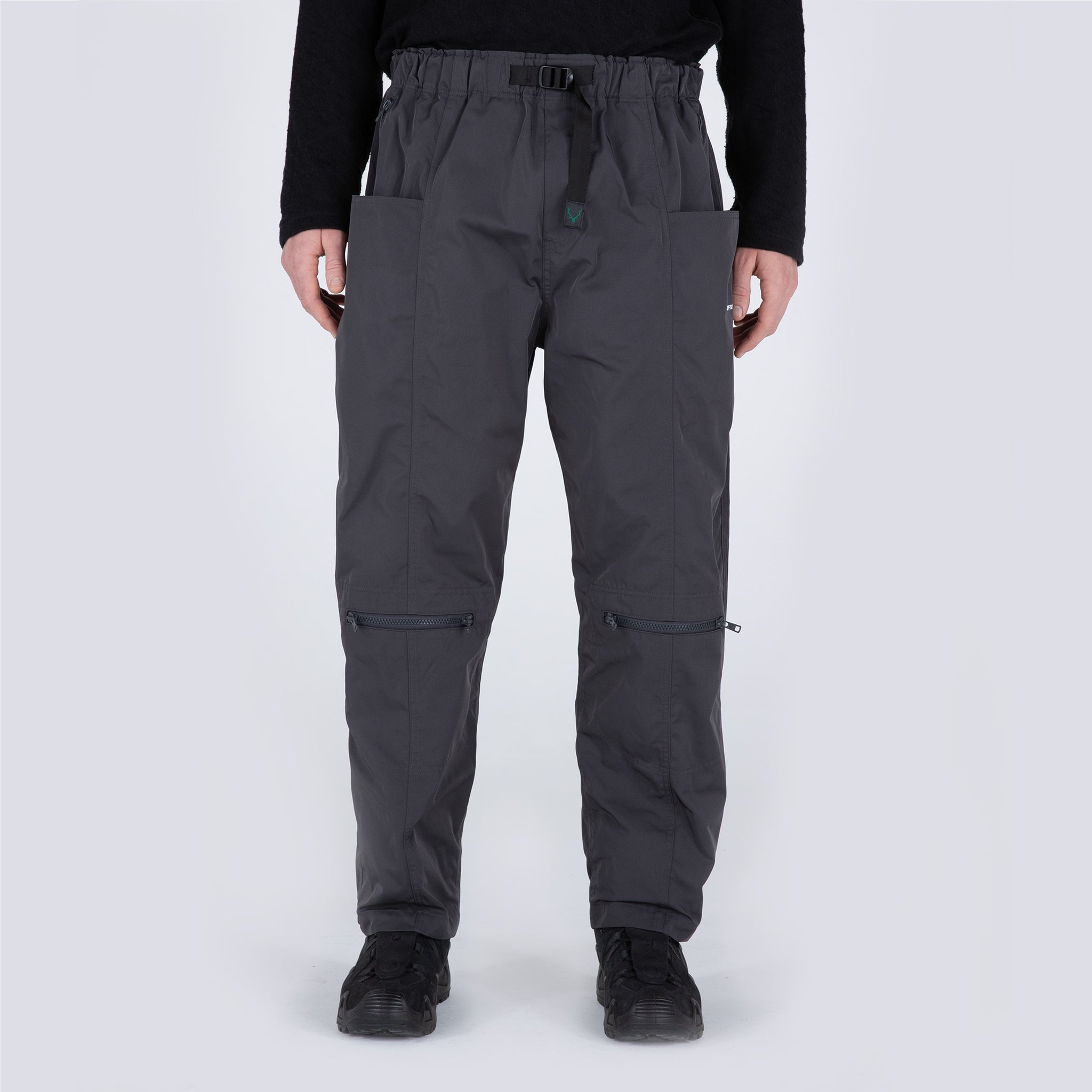 BELTED C.S PANT CHACOLE