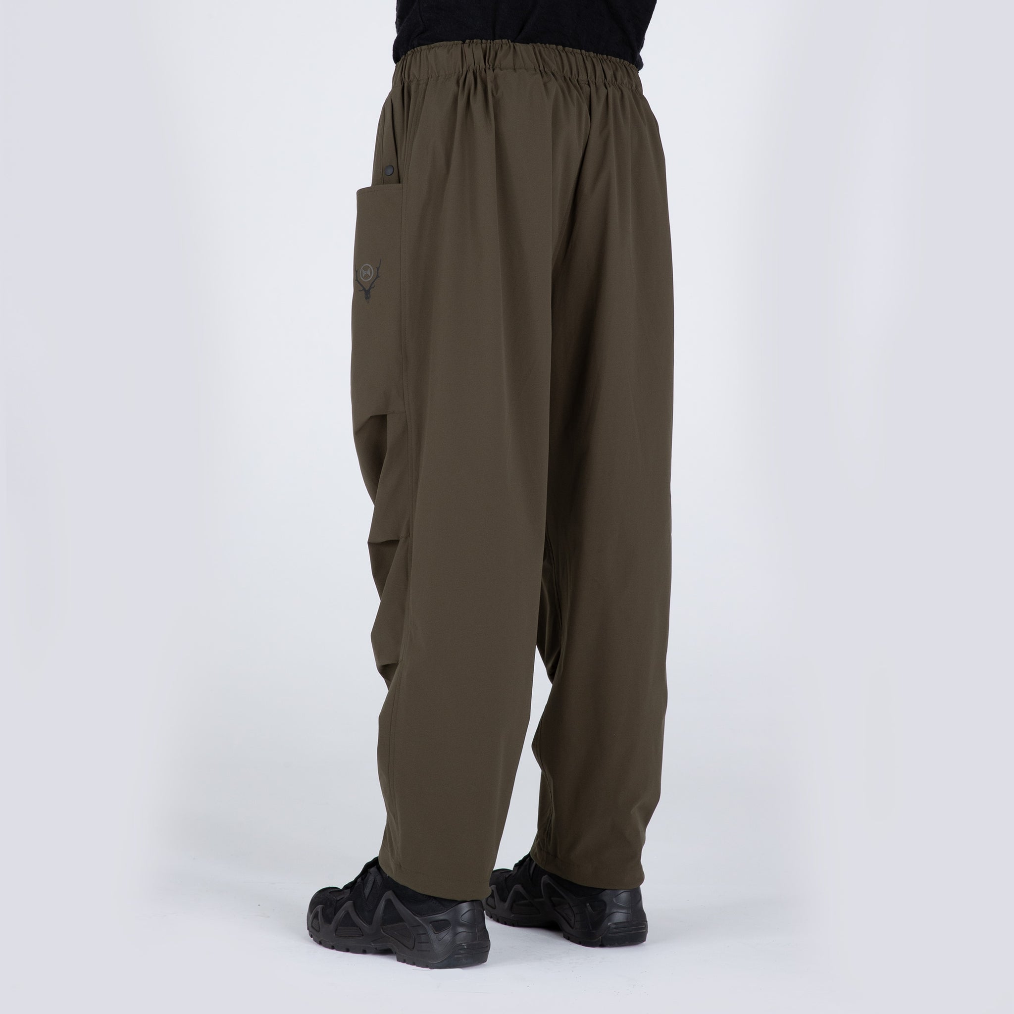 BELTED C.S PANT OLIVE