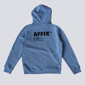 BASIC LOGO HOODIE BLUE