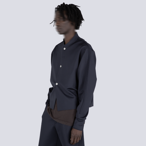 LOOP BLOUSON MUTED NAVY