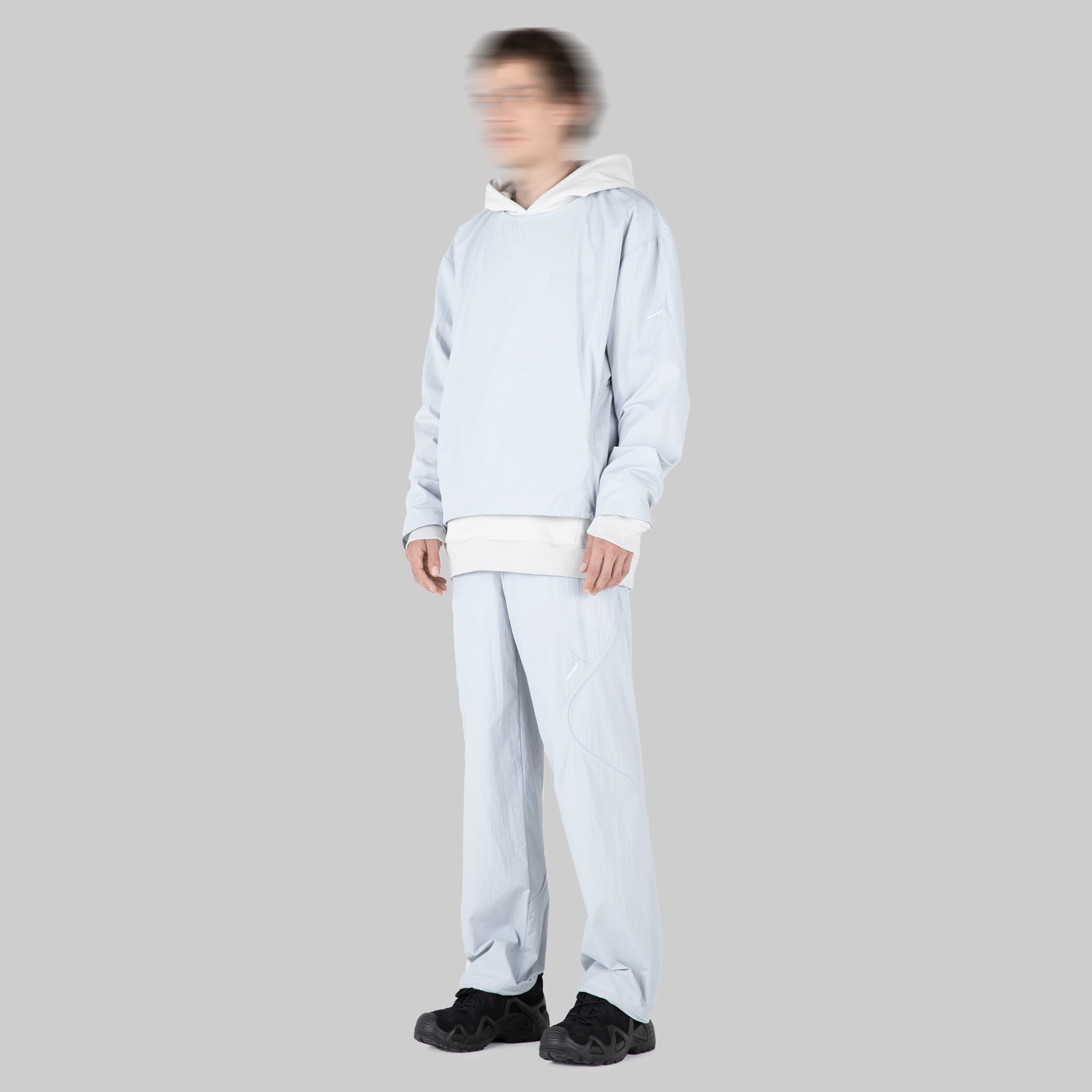 AFFXWRKS SHELL PULLOVER MINERAL GREY