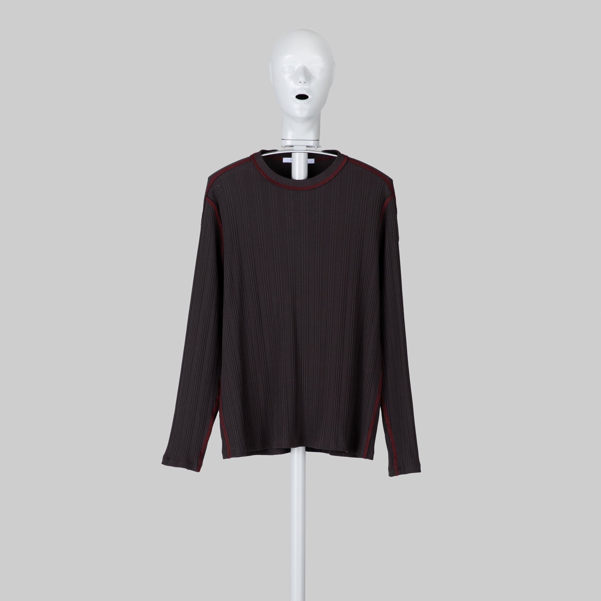 AFFXWRKS BOXED PULLOVER RIB SHALE BROWN